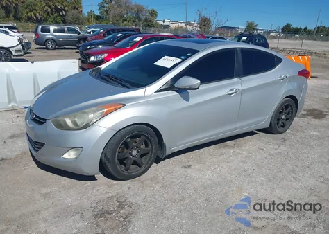 2012 Hyundai Elantra Limited (Ulsan Plant) z USA, uszkodzony, nr VIN KMHDH4AE0CU477015